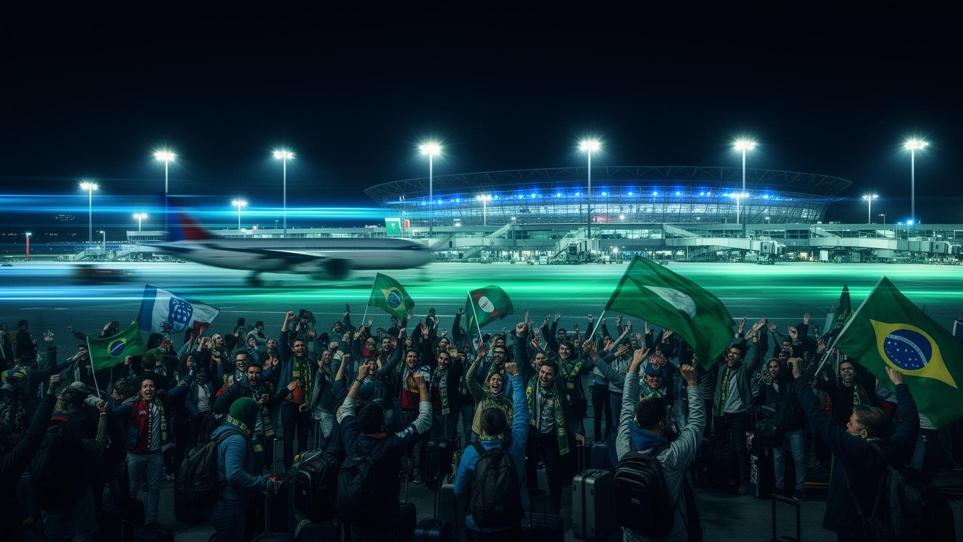 Football fans traveling for the FIFA World Cup 2026